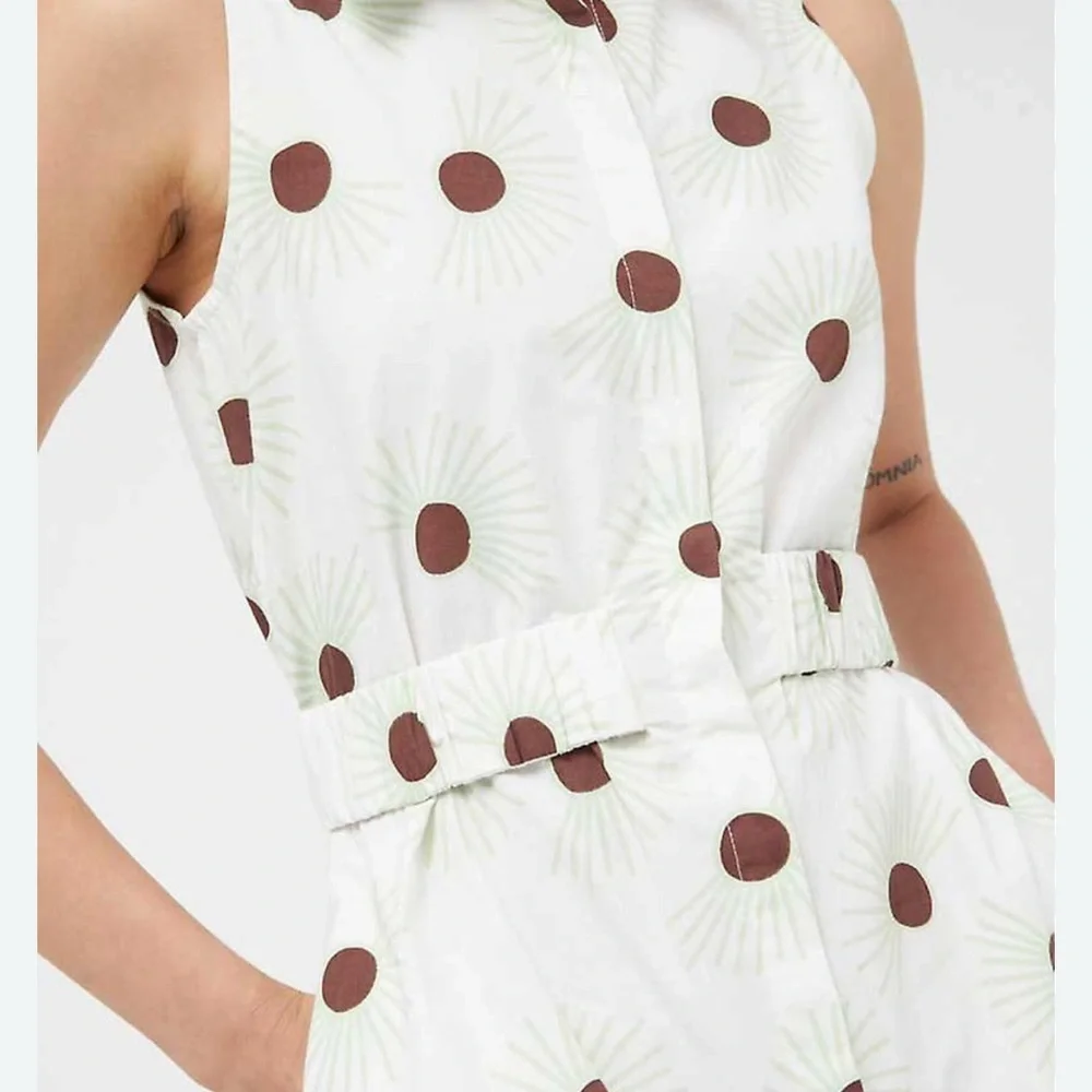 Compania Fantastica Retro Vintage Polka Dot Sleeveless Dress NEW XL